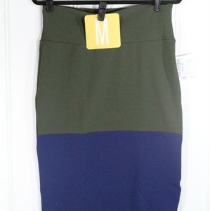 Lularoe Cassie skirt 2 toned nwt